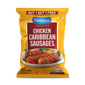 Chicken Caribbean Sausages (250g + 250g Free)